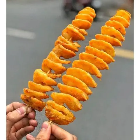 Hình ảnh Khoai Tây Lốc Xoáy