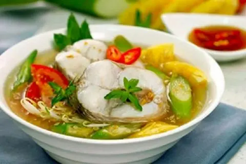 Hình ảnh Canh chua cá lóc,cá hú