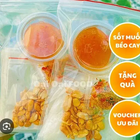Hình ảnh Bánh tráng Dẻo Chấm Sốt Muối Béo