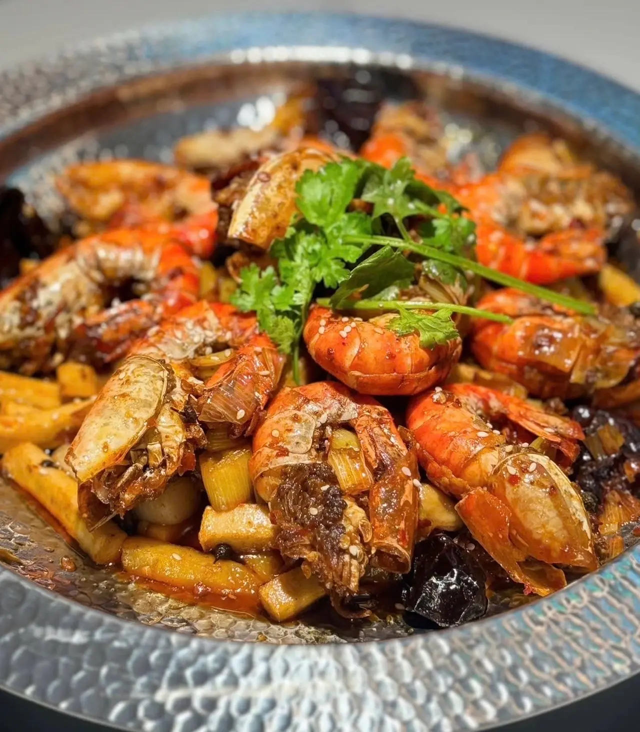 Hình ảnh 绝味九香虾-tôm sốt cửu hương