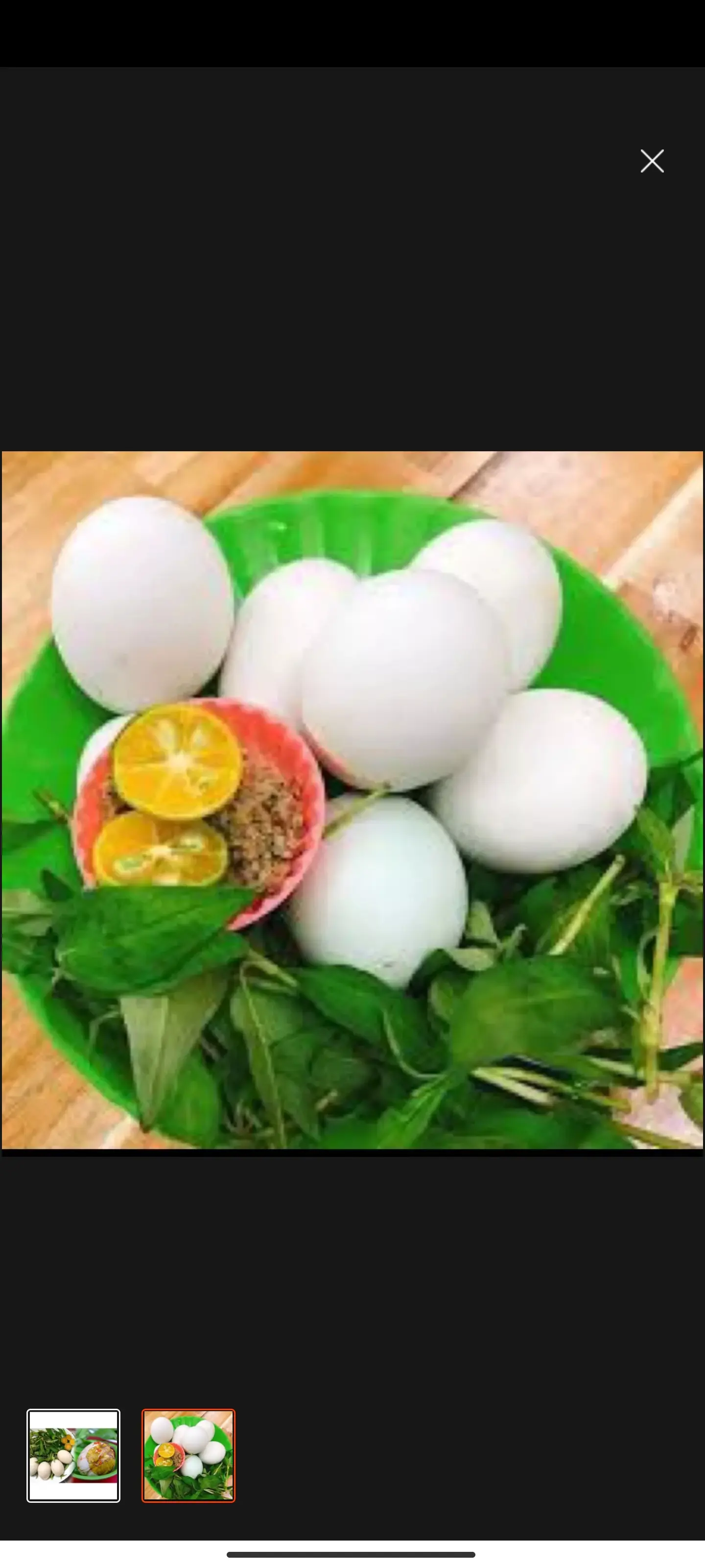 Hình ảnh trứng vịt Dữa nước 