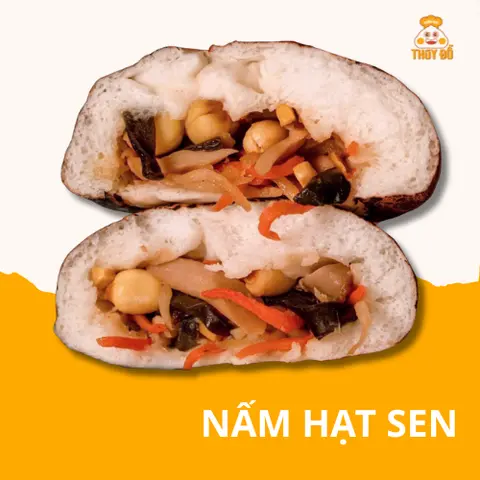 Hình ảnh Bánh Bao Nấm Hạt Sen
