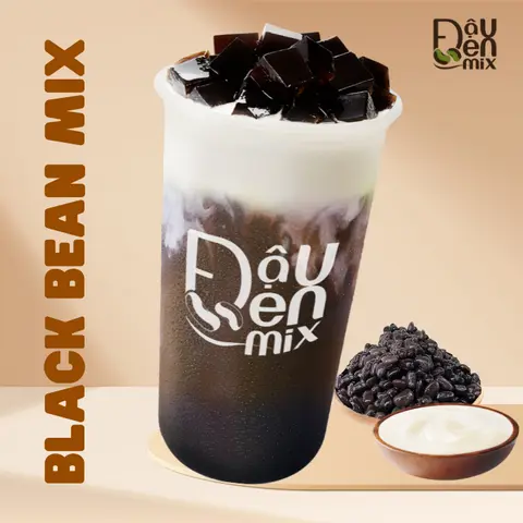Hình ảnh ĐẬU ĐEN MIX THẠCH ĐẬU KEM BIỂN