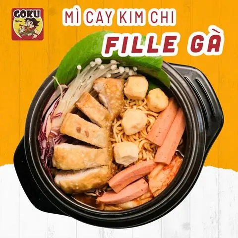 Hình ảnh Mì cay kim chi Fille gà