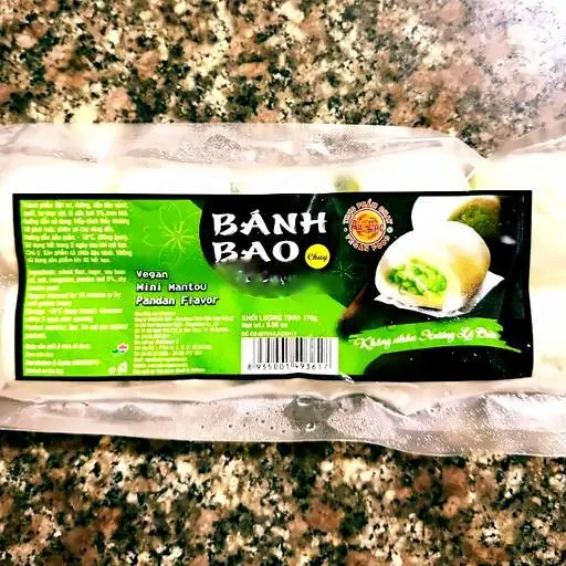 Hình ảnh Bánh bao tơ cuộn hương lá dứa