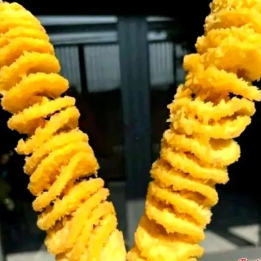 Hình ảnh Khoai tây LỐC XOÁY chiên giòn