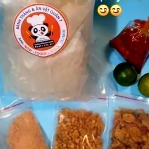 Hình ảnh Bánh Tráng Dẻo Tỏi Hành Phi