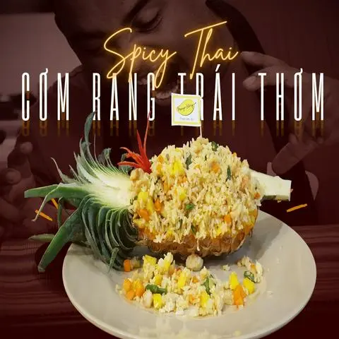 Hình ảnh Cơm Rang Trái Thơm - Pineapple Fried Rice