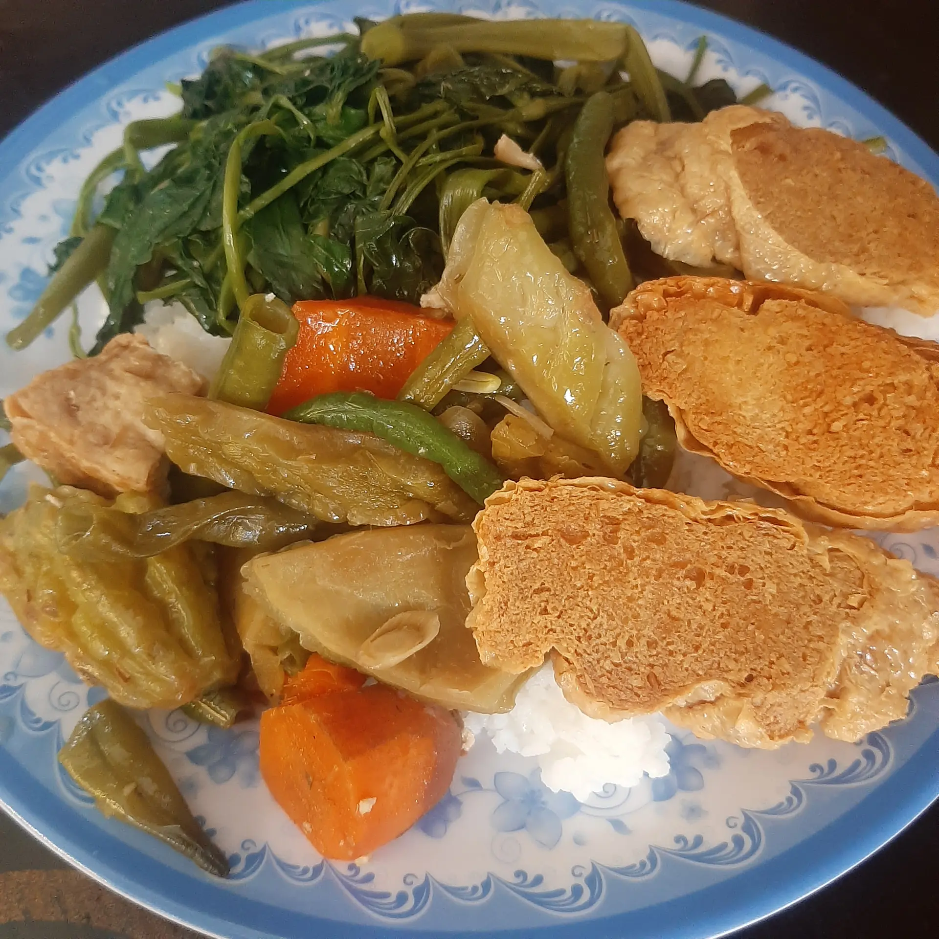 Hình ảnh Cơm dồi chay.