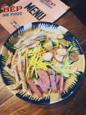 Hình ảnh Bún mắm nêm tai heo 