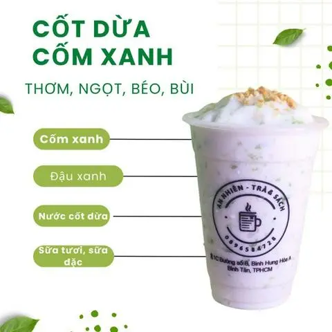 Hình ảnh Cốt dừa cốm xanh