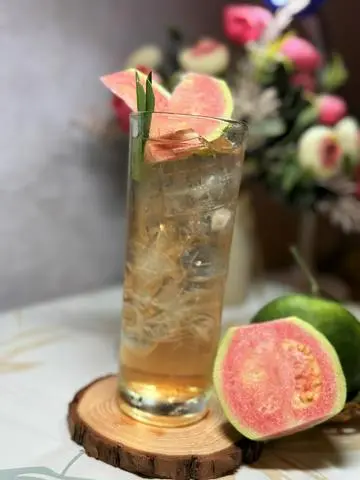Hình ảnh Trà ổi hồng hạt aga