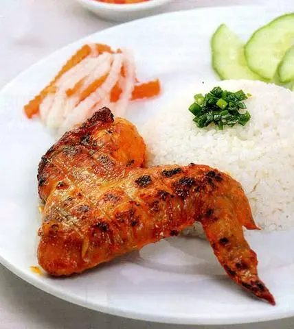 Hình ảnh Cơm Cánh Gà Nướng Mật Ong