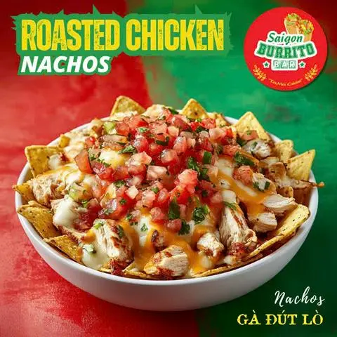 Hình ảnh Nachos Ức Gà Đút Lò | Roasted Chicken Nachos