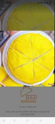 Hình ảnh Crepe sầu riêng ngàn lớp mini 榴莲绉 crepe durian