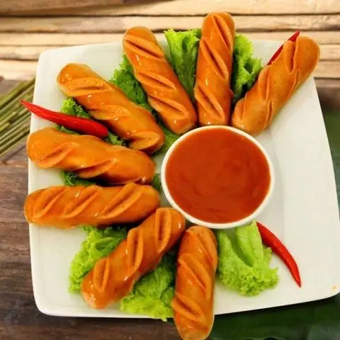 Hình ảnh Xúc Xích Chiên - 1 Cây