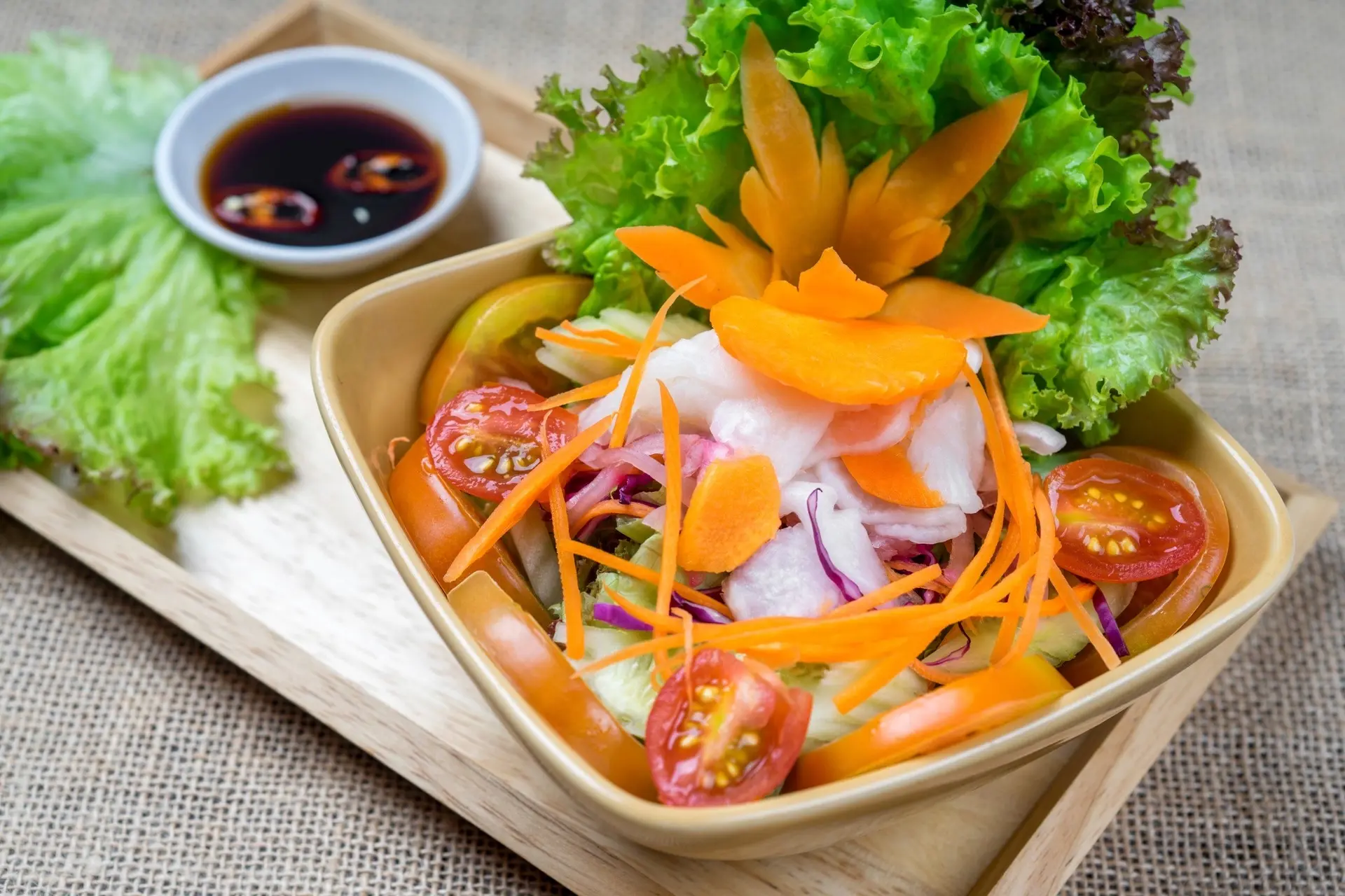 Hình ảnh Xà lách dầu giấm