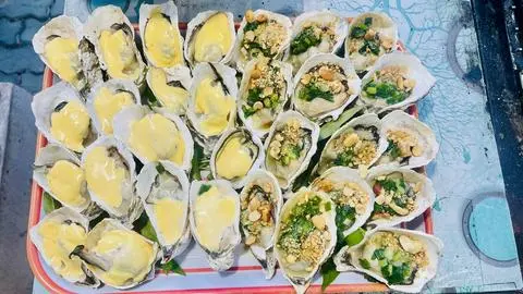 Hình ảnh Hàu sữa mỡ hành