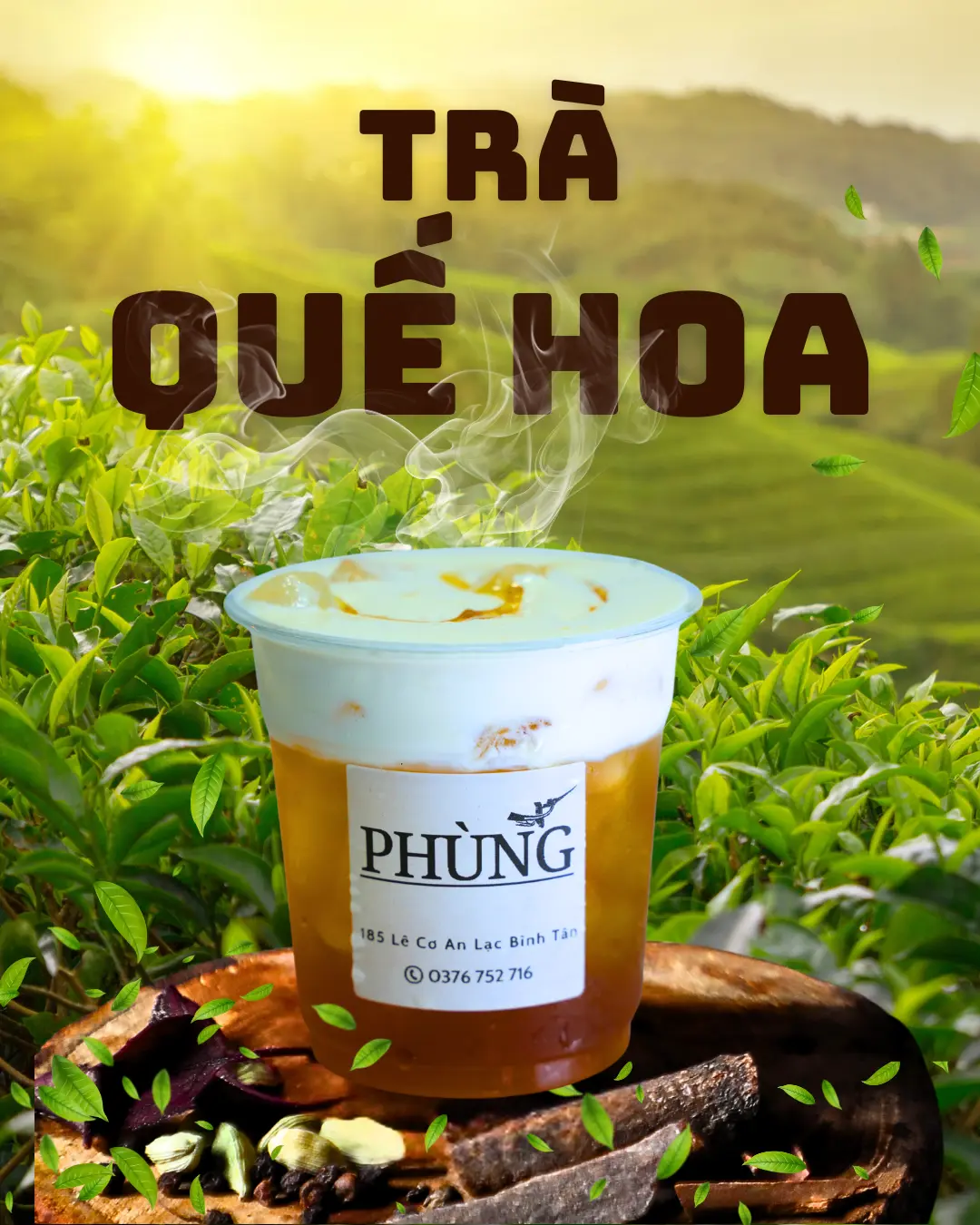 Hình ảnh Trà olong quế hoa