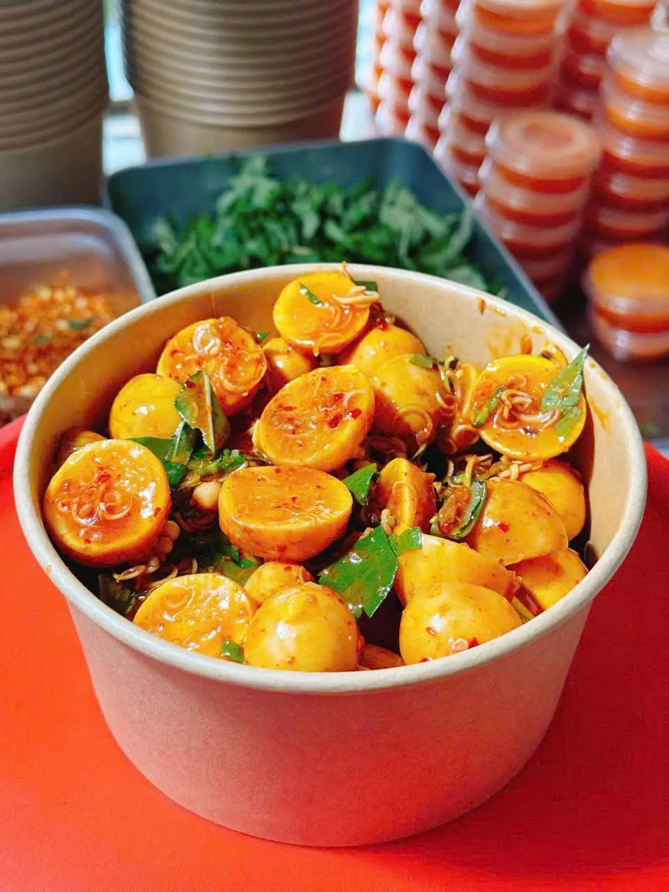 Hình ảnh trứng non không xoài (nhỏ)