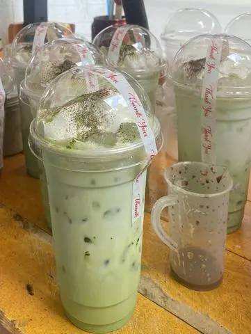 Hình ảnh Matcha latte kem mặn