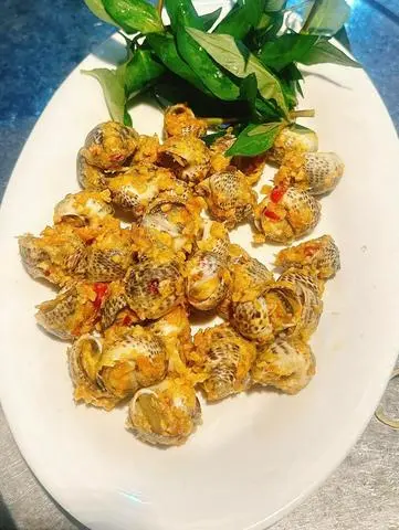 Hình ảnh ốc bông sốt trứng muối 