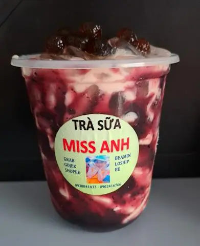 Hình ảnh Trà sữa mứt việt quất