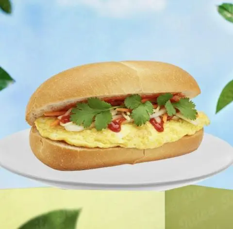 Hình ảnh DA01.  Bánh mì trứng, sốt siganture