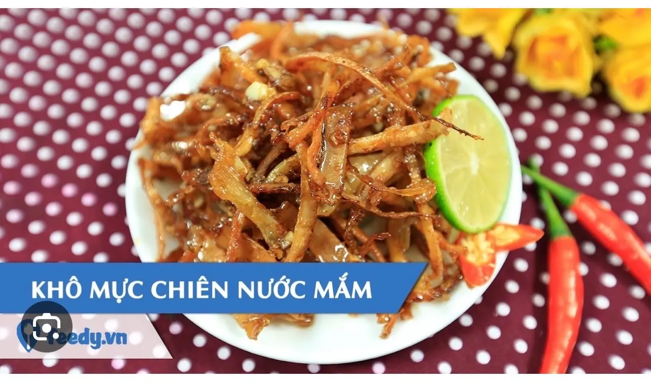 Hình ảnh Khô Mực Chiên Nước Mắm