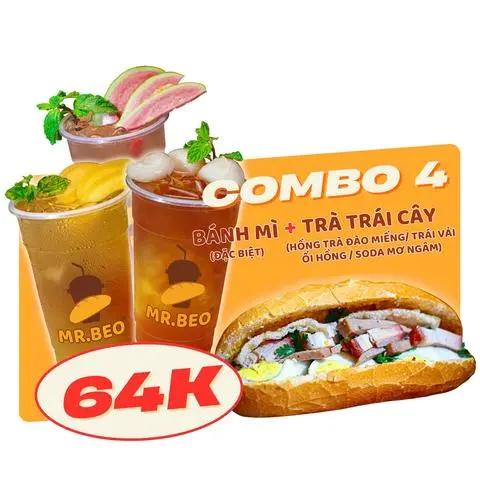 Hình ảnh COMBO 64K (BM Đặc Biệt + Hồng Trà Trái Cây)