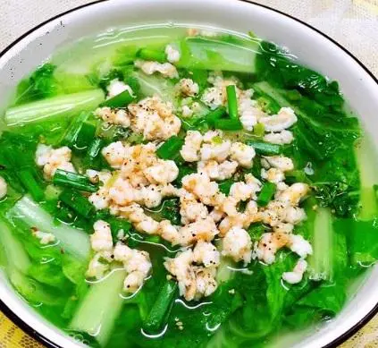 Hình ảnh Canh Cải nấu tôm
