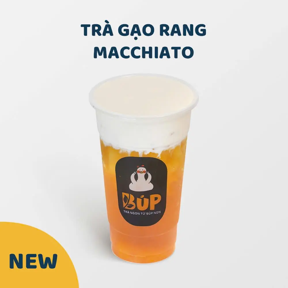 Hình ảnh Trà gạo rang macchiato