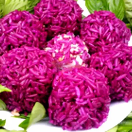 Hình ảnh Xôi lá cẩm (nữa ký xôi không)