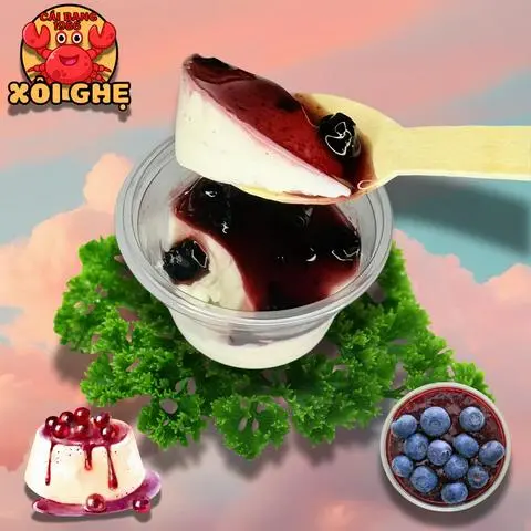 Hình ảnh Panna cotta việt Quất (65gr