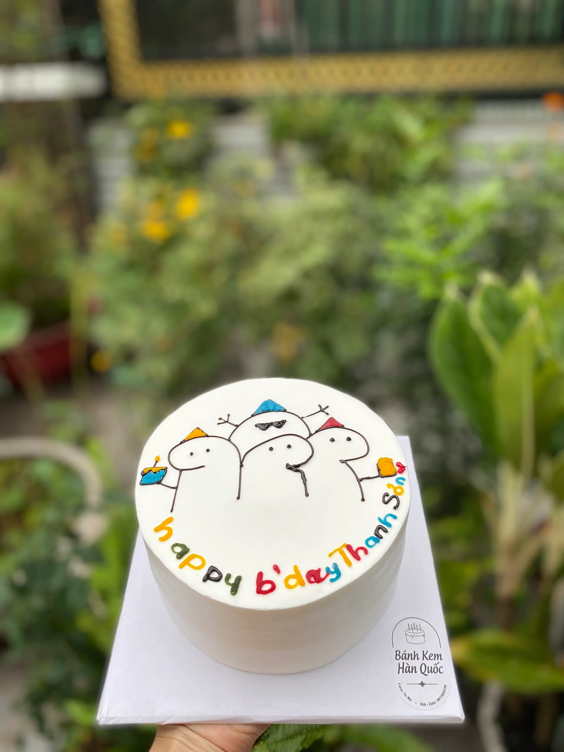 Hình ảnh bánh kem 13cm - 4 con thằn lằn 149k