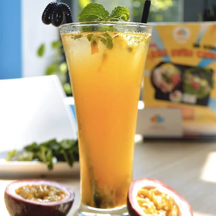 Hình ảnh Nước Ép Chanh Leo + Táo Nguyên Chất