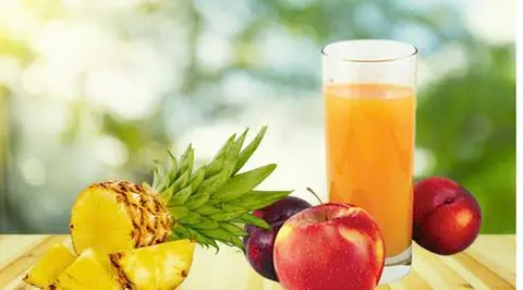 Hình ảnh nước ép thơm + táo 