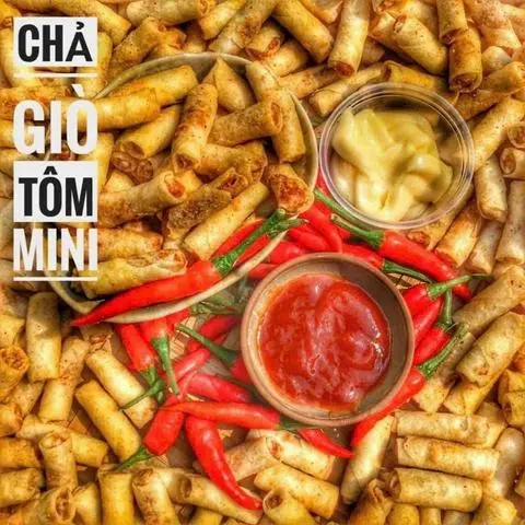 Hình ảnh CHẢ GIÒ TÔM SẤY MINI 250-300Gr