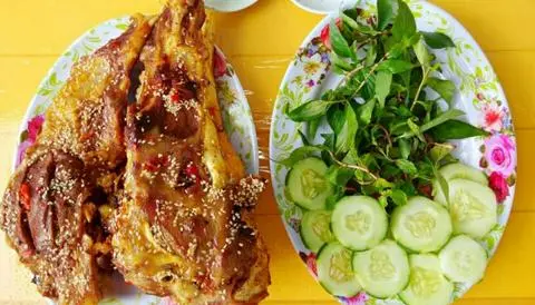 Hình ảnh Má heo nướng muối ớt