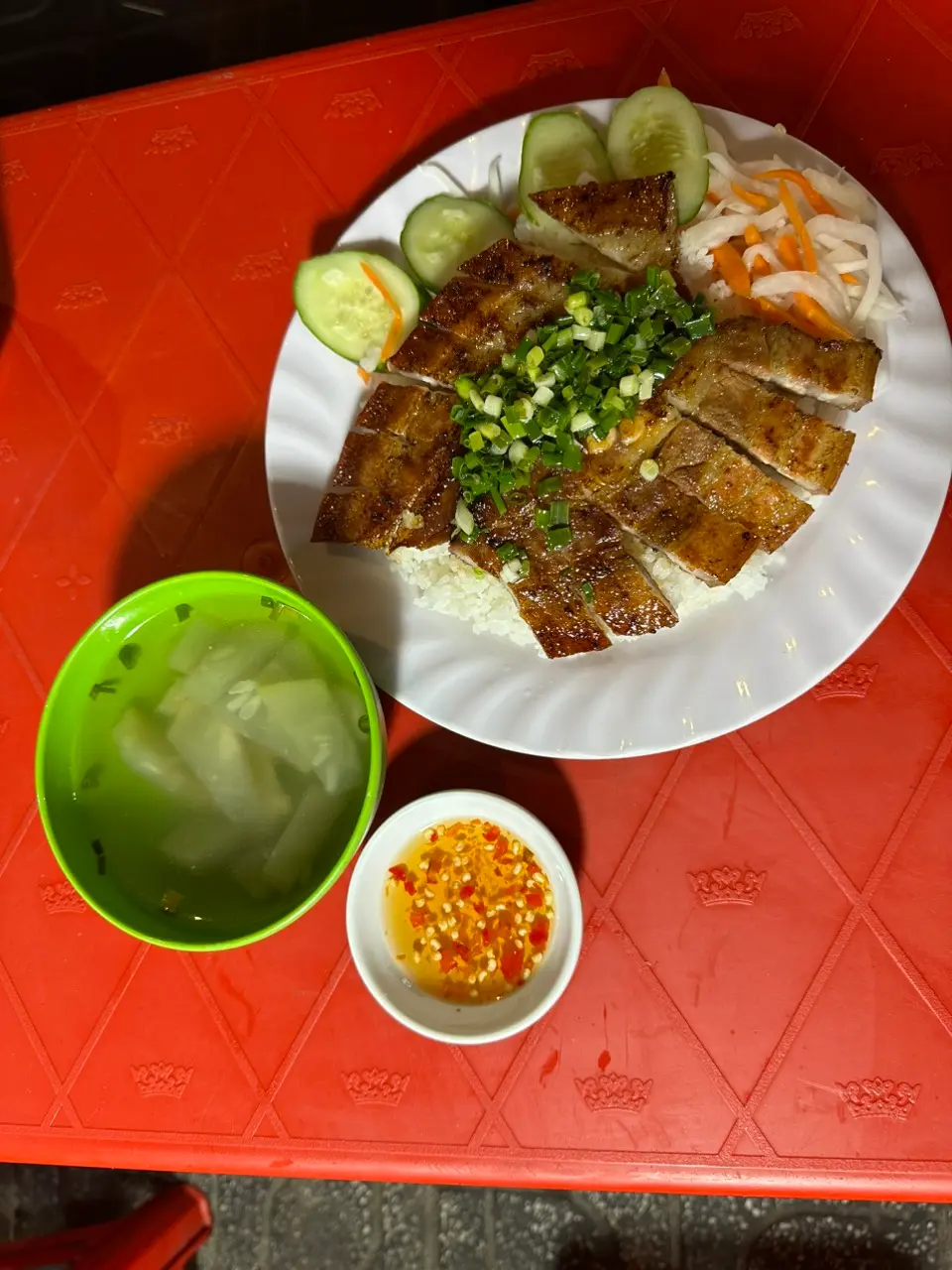 Hình ảnh cơm ba rọi nướng 