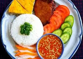 Hình ảnh Cơm Tấm Sườn + Chả + Pepsi