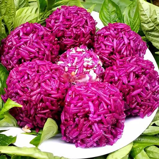 Hình ảnh Xôi lá cẩm (1 ký xôi không)