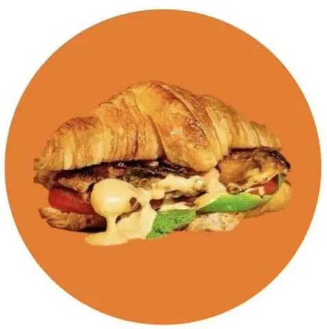 Hình ảnh Croissant gà teriyaki