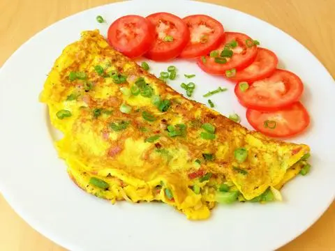 Hình ảnh Trứng chiên hành