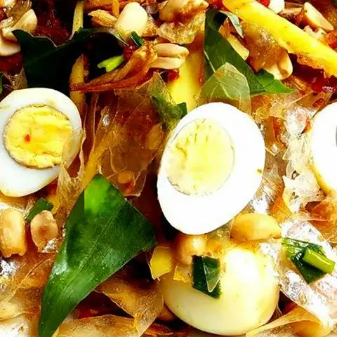 Hình ảnh Bánh tráng thập cẩm trứng gà 4 loại khô