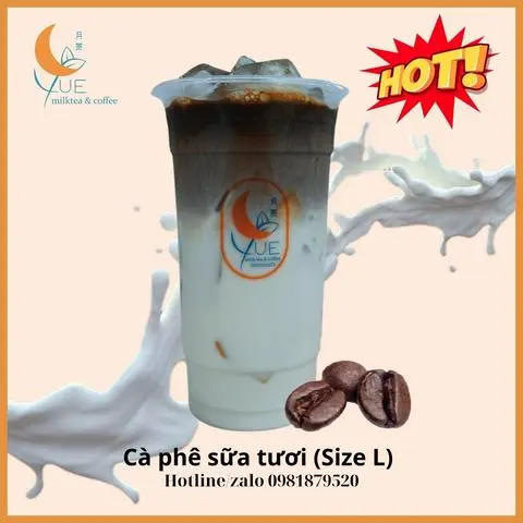 Hình ảnh Sữa Tươi Cà Phê - size L