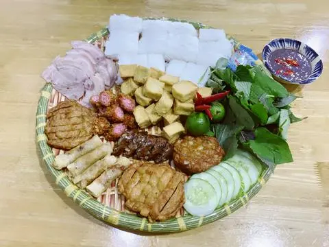 Hình ảnh Bún Đậu Combo 2 Người ăn + Bánh tráng