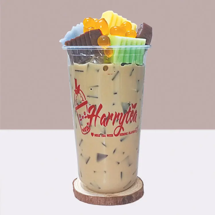 Hình ảnh Trà sữa pudding thuỷ tinh