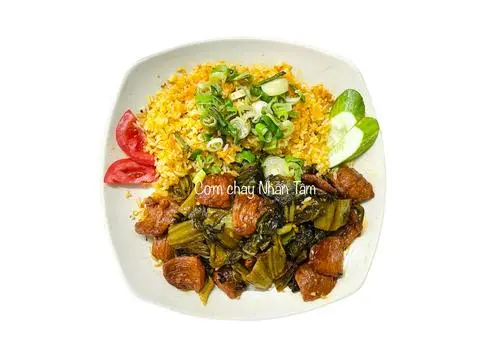 Hình ảnh Cơm chiên dưa bò thuần chay