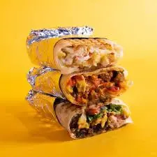 Hình ảnh tacos cuộn tôm xù
